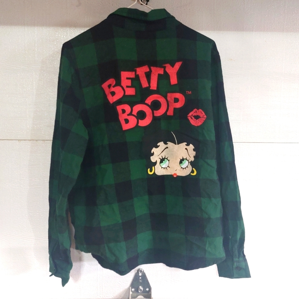Betty Boop trademark flannel